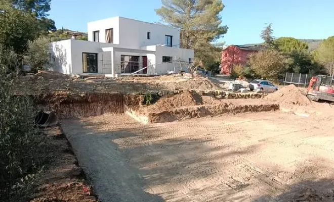 Travaux de terrassement, Carcès, MKLD